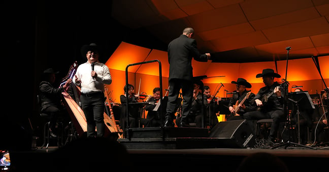 Walter silva en concierto en el teatro Colsubsidio