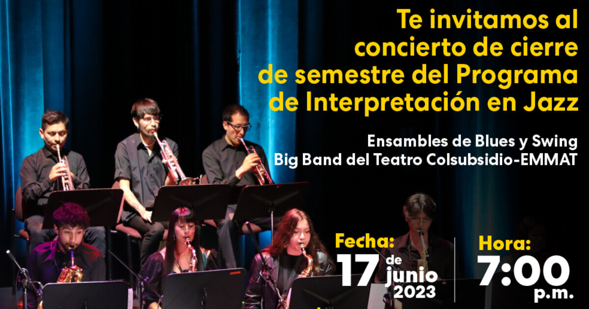 Grupos de estudiantes pertenecientes al programa de Jazz de Colsubsidio.