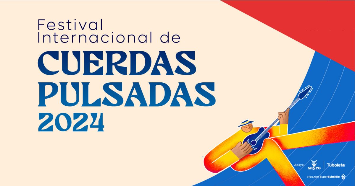 Invitación al Festival Internacional de Cuerdas Pulsadas 2024. 