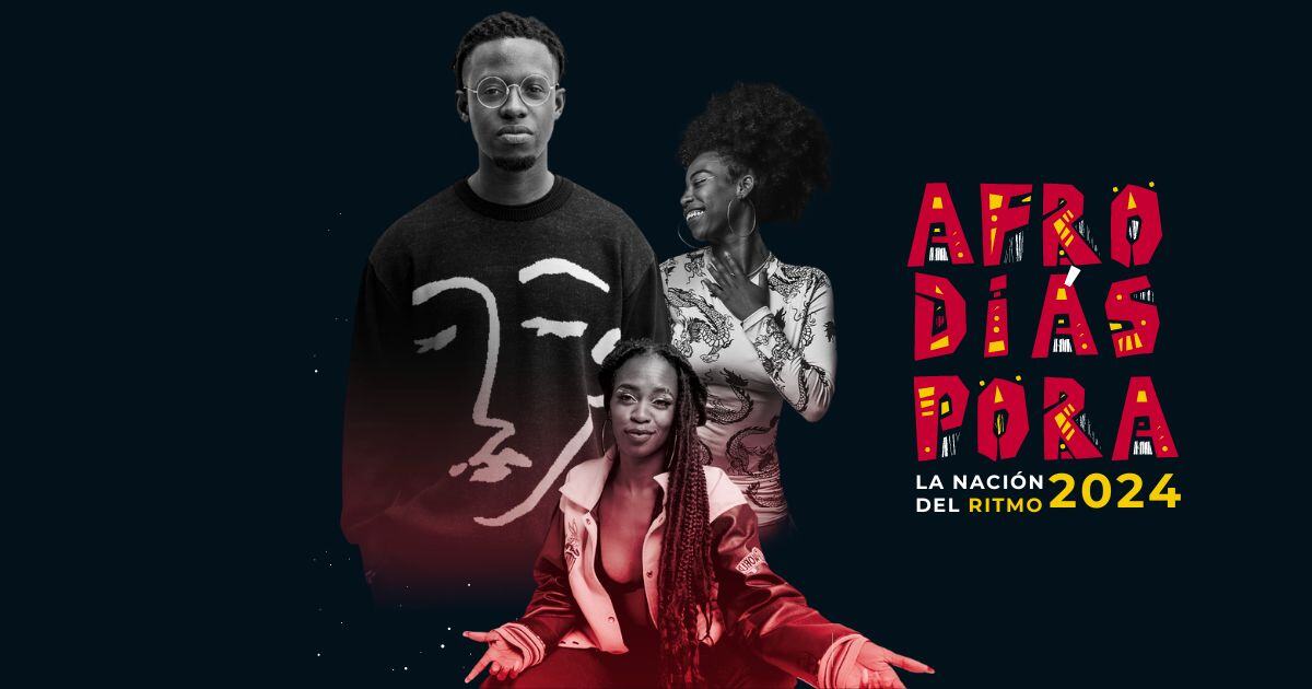 Invitación de Larizzle al Festival Afrodiáspora 2024. 