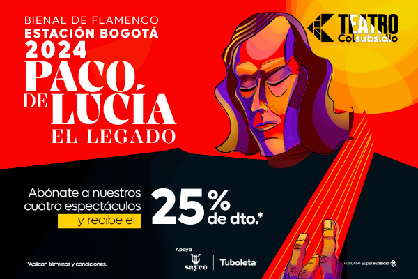 Imagen informativa sobre el evento Paco de Lucía