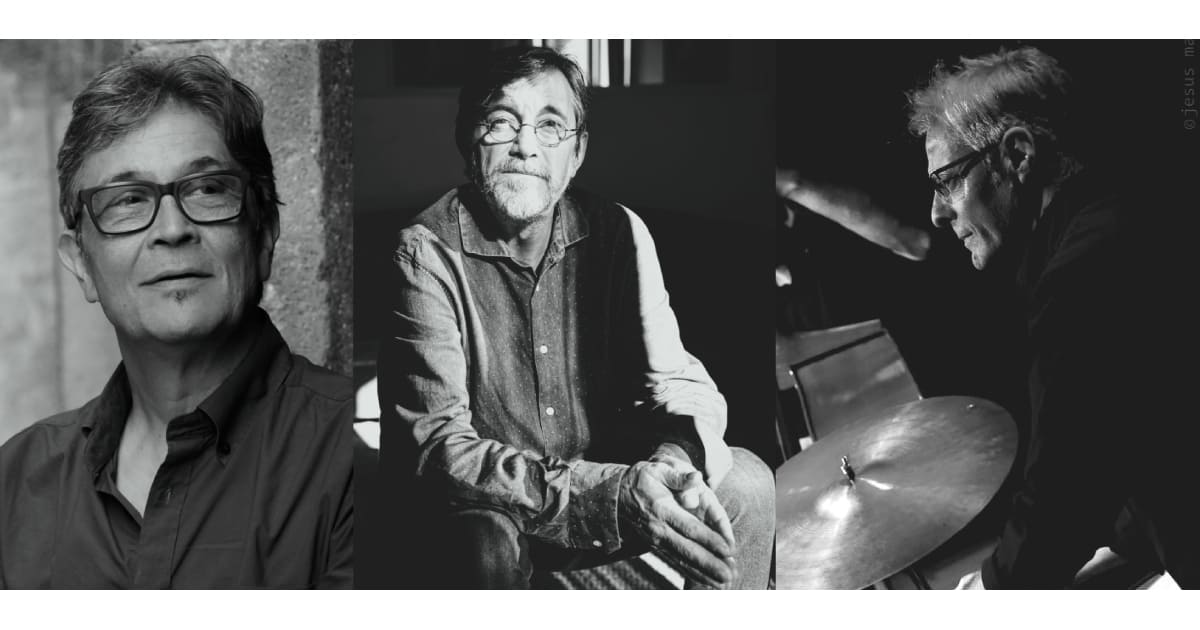Invitación de Chano Domínguez, Javier Colina y Guillermo McGill a su evento en el Teatro Colsubsidio.