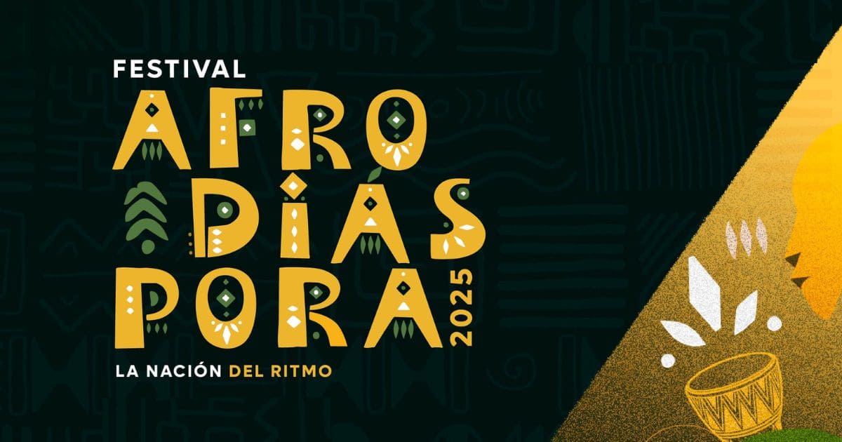 Del Pacífico colombiano a Brasil y Cuba, vive el poder de la diáspora afro en el Festival Afrodiáspora 2025.
