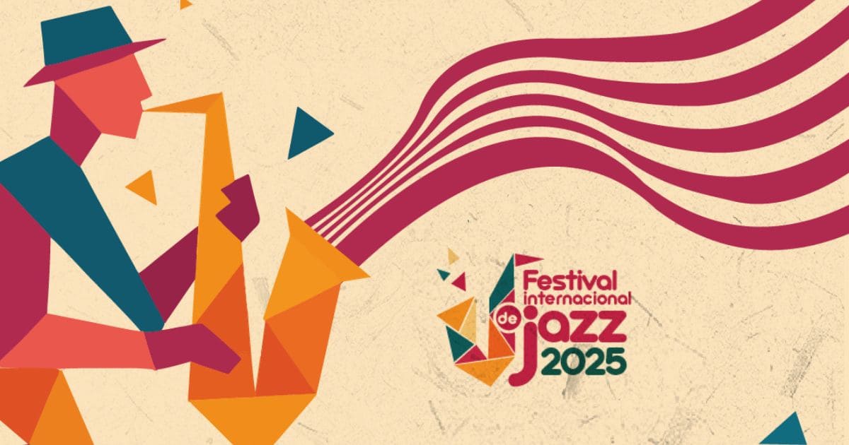 Invitación al Festival Internacional de Jazz 2025 en el Teatro Colsubsidio.