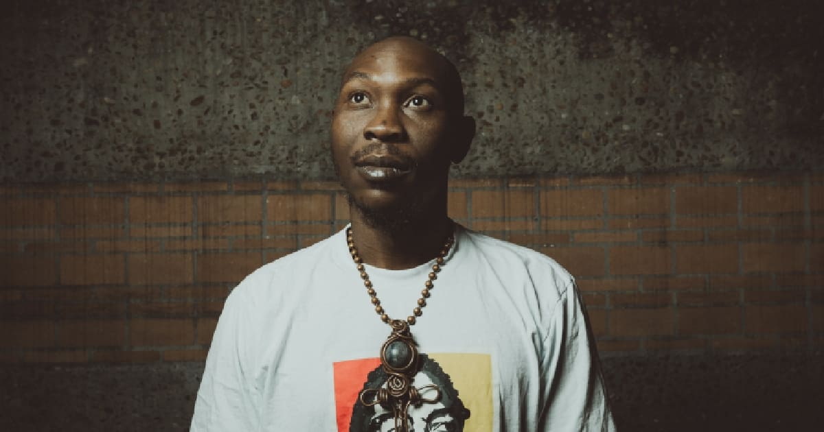 Seun Kuti & Egypt 80 durante un concierto de afrobeat en el Teatro Colsubsidio.