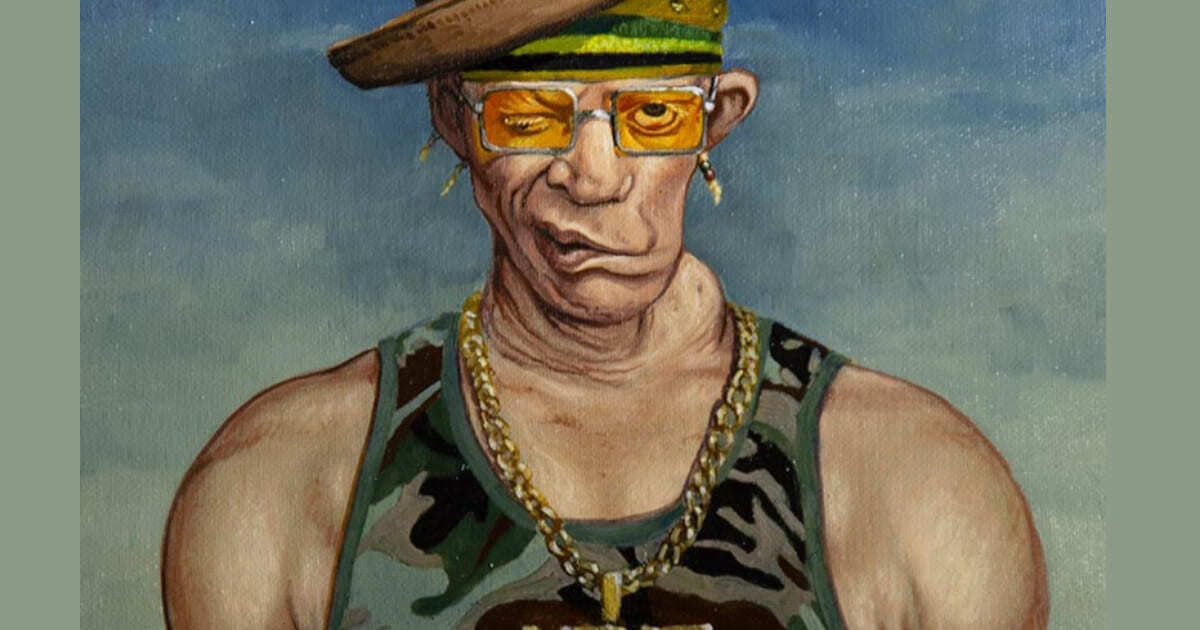 Yellowman durante un concierto de dancehall y reggae en el Teatro Colsubsidio.