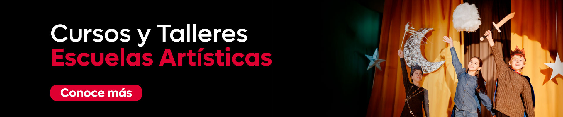 Cursos y talleres en escuelas artísticas de Teatro Colsubsidio.