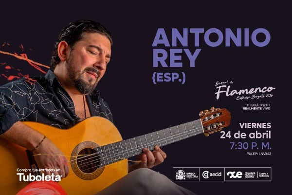 Antonio Rey una de las grandes figuras de la guitarra flamenca.