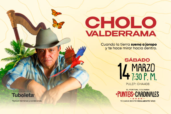 Cholo Valderrama en Teatro Colsubsidio