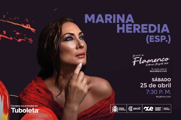 Evento Marina Heredia una de las grandes voces del flamenco.