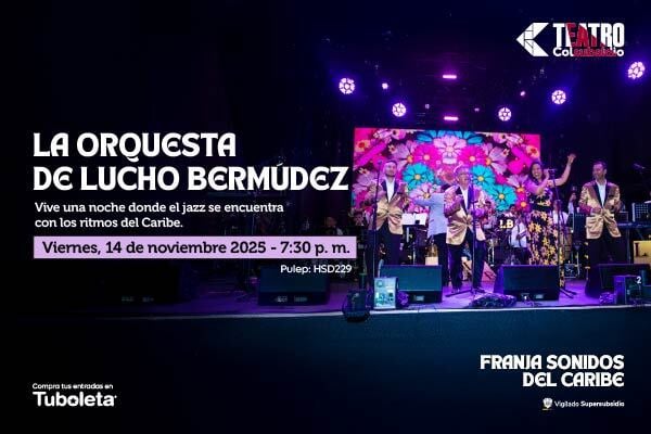 Orquesta de Lucho Bermúdez en concierto En Teatro Colsubsidio