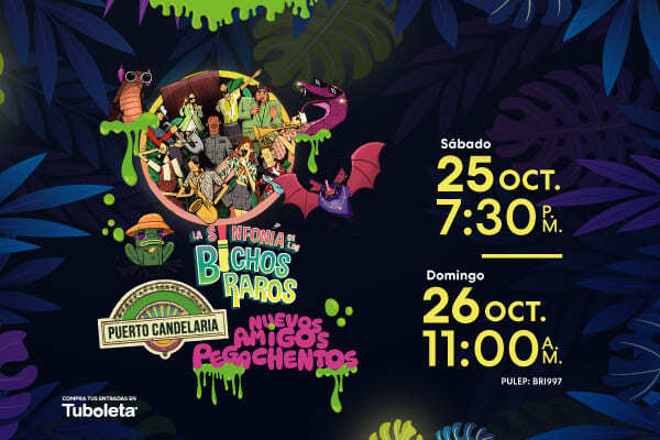 Invitación al evento: La sinfonía de los bichos raros en Teatro Colsubsidio