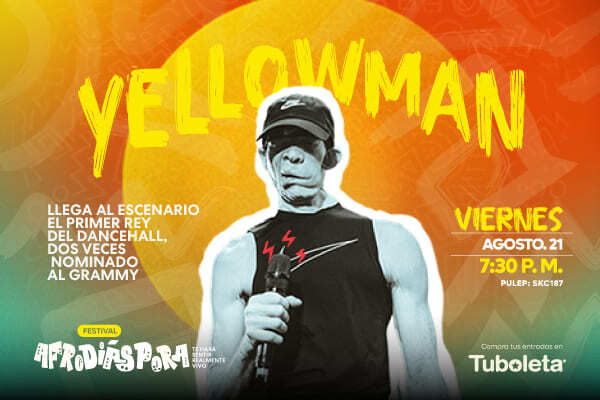 Evento Yellowman Teatro Colsubsidio.