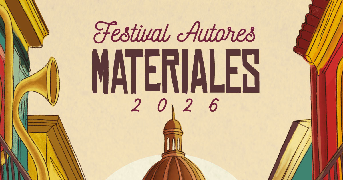 Invitación al Festival Autores Materiales 2026 en Bogotá.