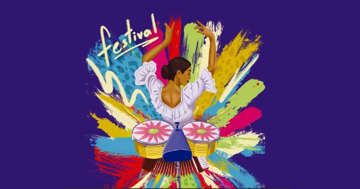 Invitación al Festival Cumbia Dinamita en Bogotá.